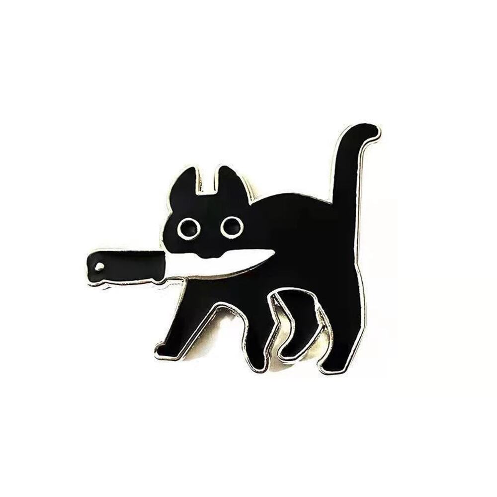 Assassin Cat Cute Enamel Pins 090